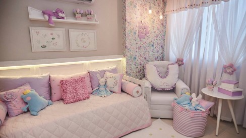 Delicadeza em Cada Detalhe: Quarto de Bebê com Renda e Bordado - ideia