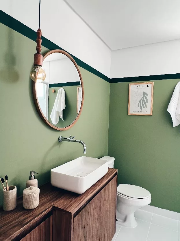 Lavabo Vibrante: Cores Alegres e Acessórios Divertidos - ideia