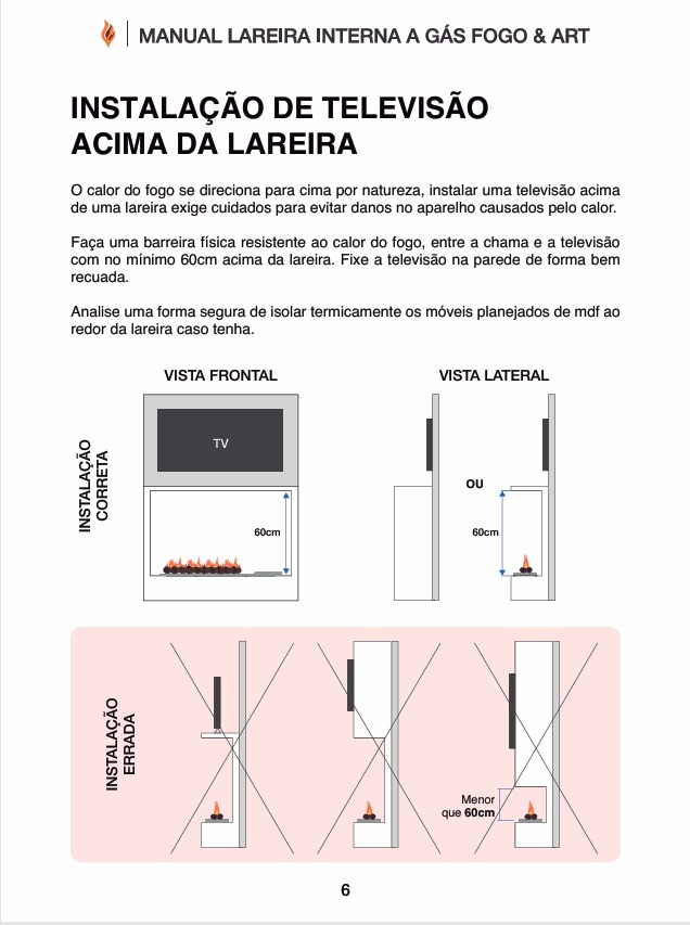 Integração com lareira: Calor e aconchego para os dias frios - inspiração