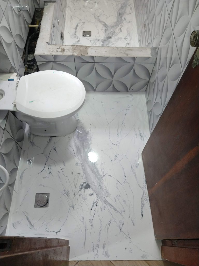 Epóxi marmorizado: um toque de luxo sem gastar muito - inspiração