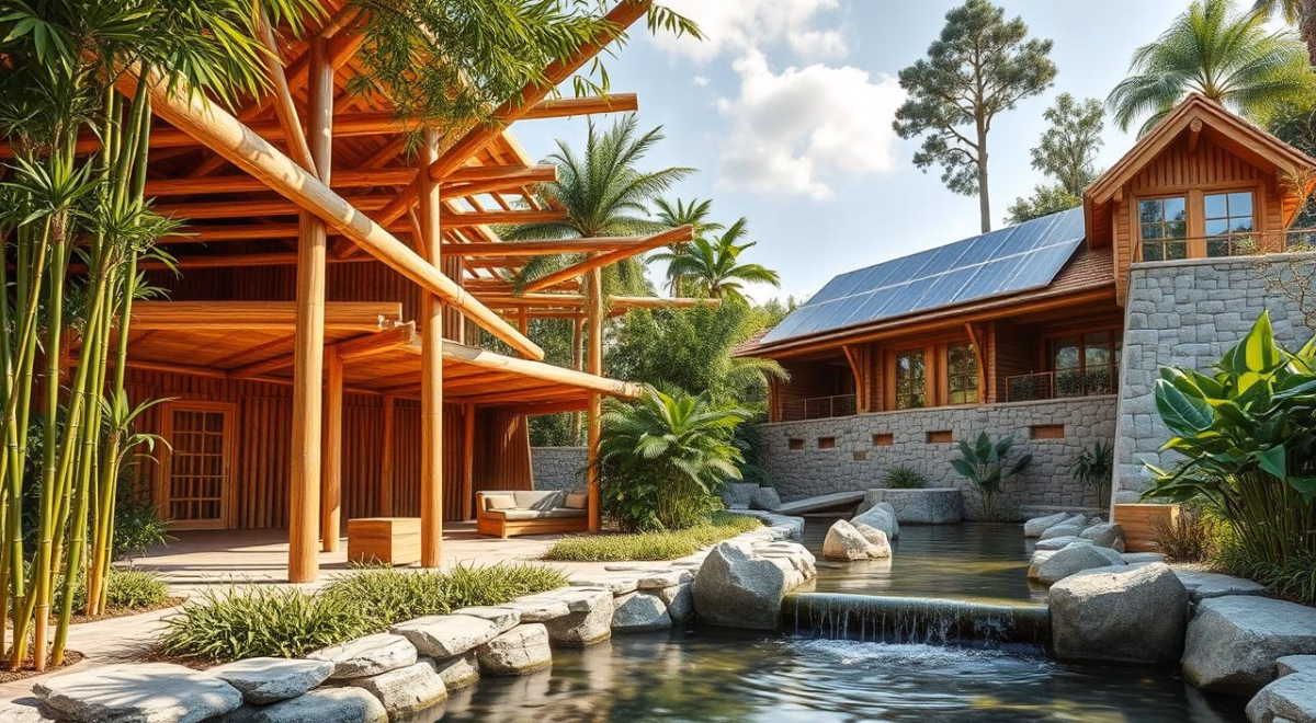 Aconchego e Rusticidade com Elementos Naturais - detalhe