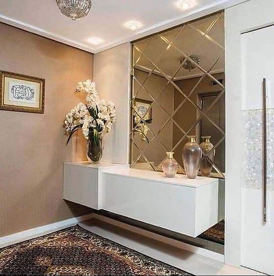 Hall de Entrada com Aparador Espelhado - inspiração