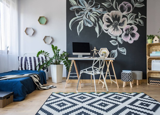 Efeito Lousa: Paredes com Tinta Chalkboard para um Toque Criativo - inspiração