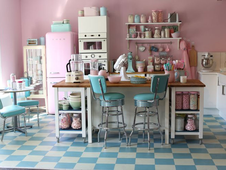 Eletrodomésticos Vintage Rosa Chiclete: O Toque Fun Que Faltava - detalhe