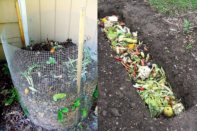 Composteira Camuflada em um Banco de Jardim - inspiração