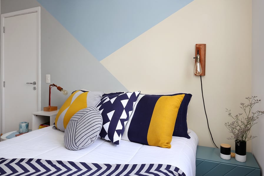 Pintura Geométrica: Modernidade e Estilo DIY - inspiração