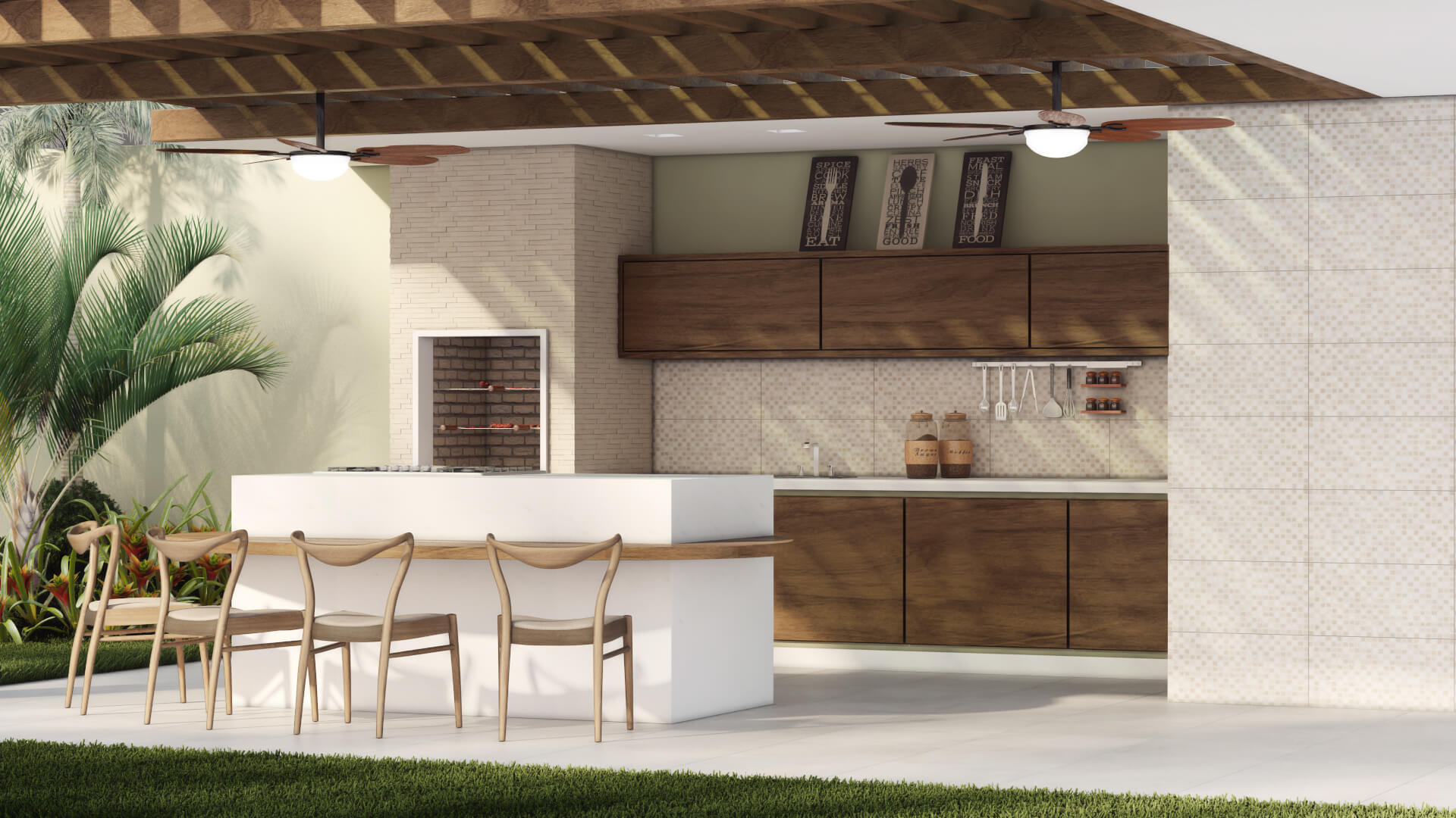 Com Piso de Mosaico: Alegria e Personalidade Vibrante - ideia