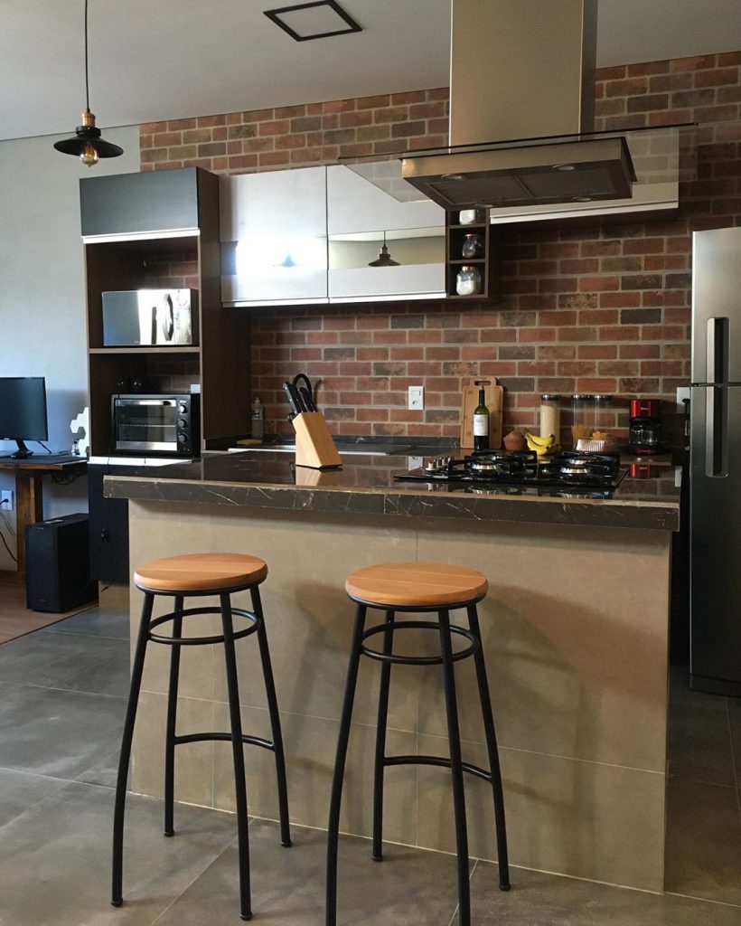 Em Estilo Industrial: Cimento Queimado e Aço para um Visual Urbano - ideia