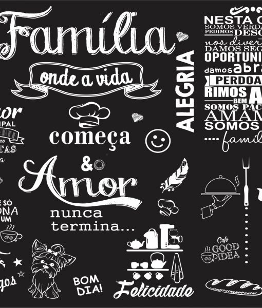 Adesivos Lousa para Recados Criativos: Deixe a Família Toda Participar! - inspiração