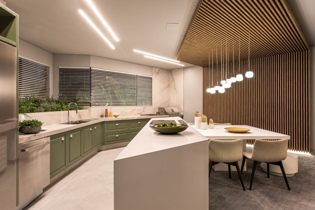 Toque Moderno: Cozinha com Iluminação LED - detalhe