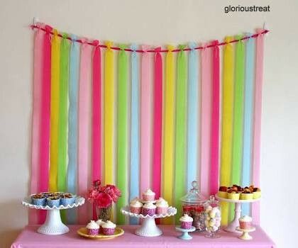 Painel de Papel Crepom Colorido: Simples, Barato e Super Festivo - detalhe