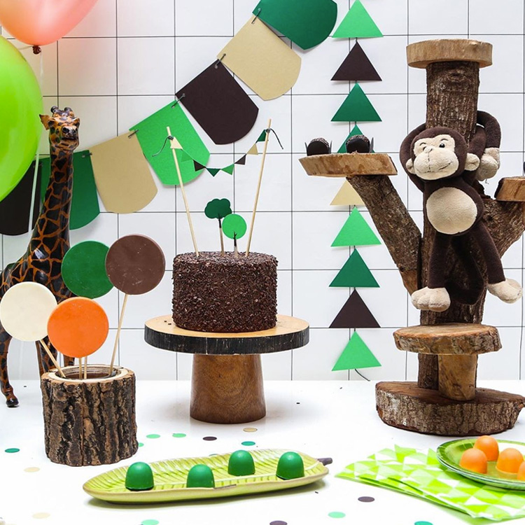 Elegância Natural: Festa Infantil com Toques de Madeira e Elementos da Natureza - detalhe