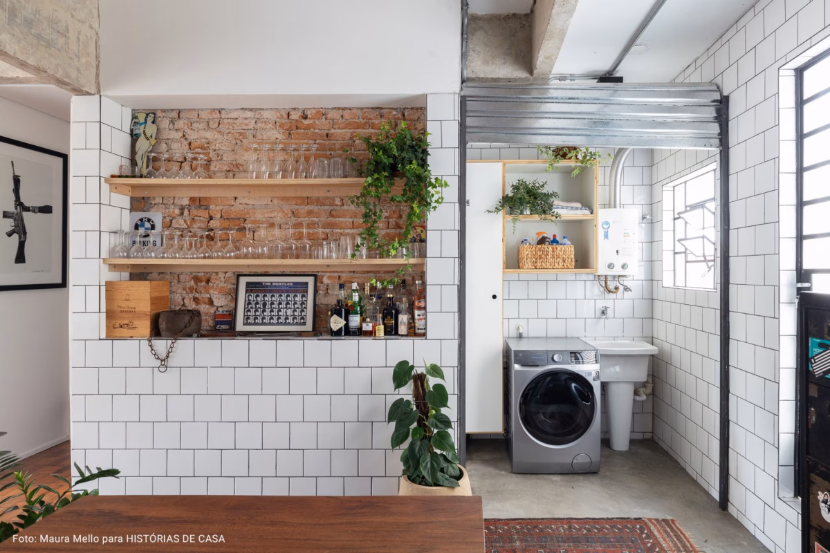 Cobre e Concreto: Modernidade Industrial com um Toque Chic - detalhe