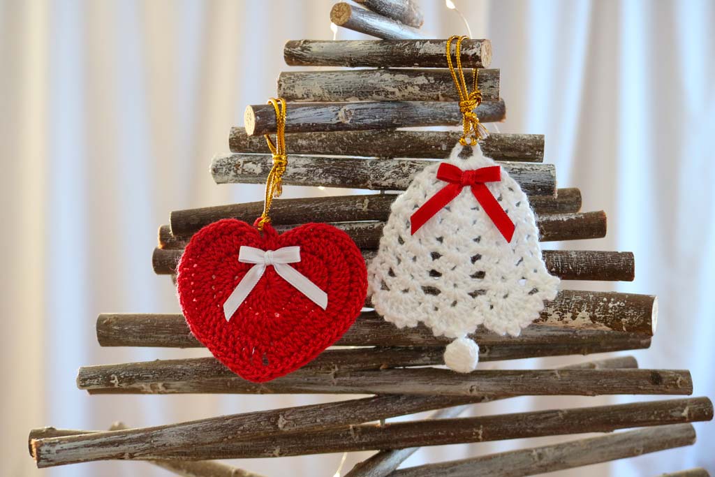 Decoração Natalina com Crochê: O Charme Artesanal que Aquece o Coração - detalhe