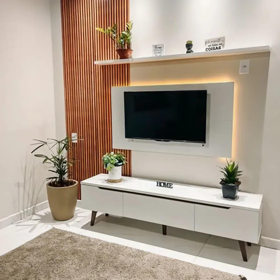 Minimalismo Chic: Elegância e Simplicidade em Cada Detalhe do Seu Rack - detalhe