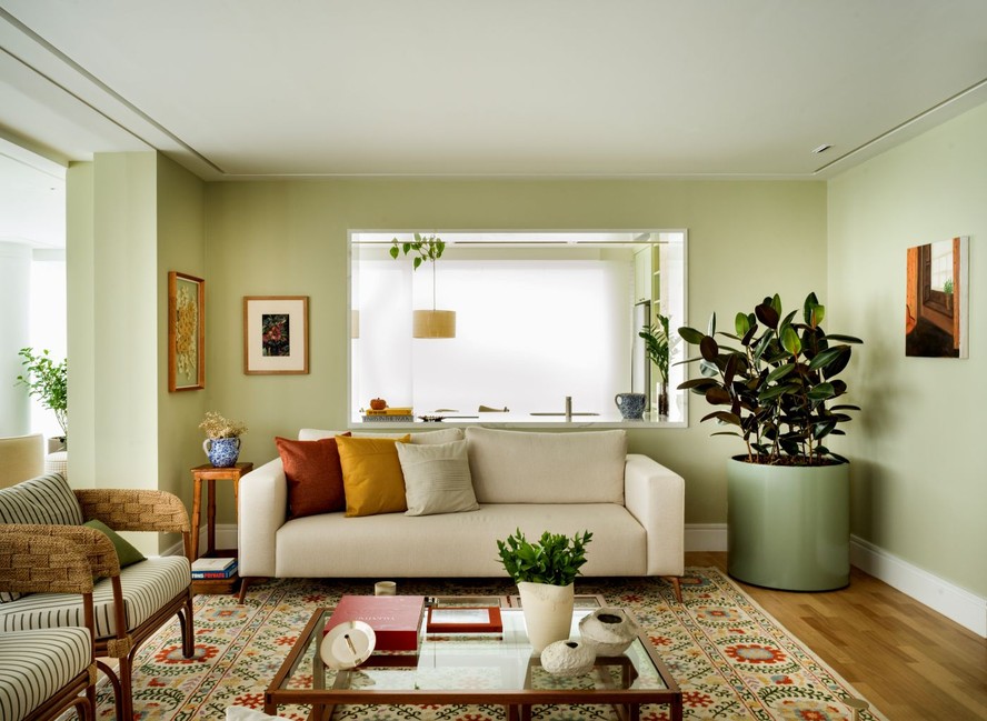 Decoração de sala verde: 16 projetos ...