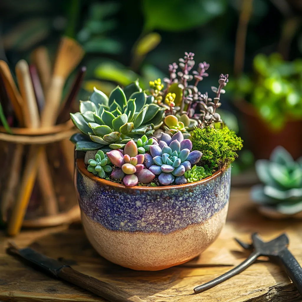 DIY com Suculentas: Mini Jardins que Trazem Vida e Frescor - detalhe