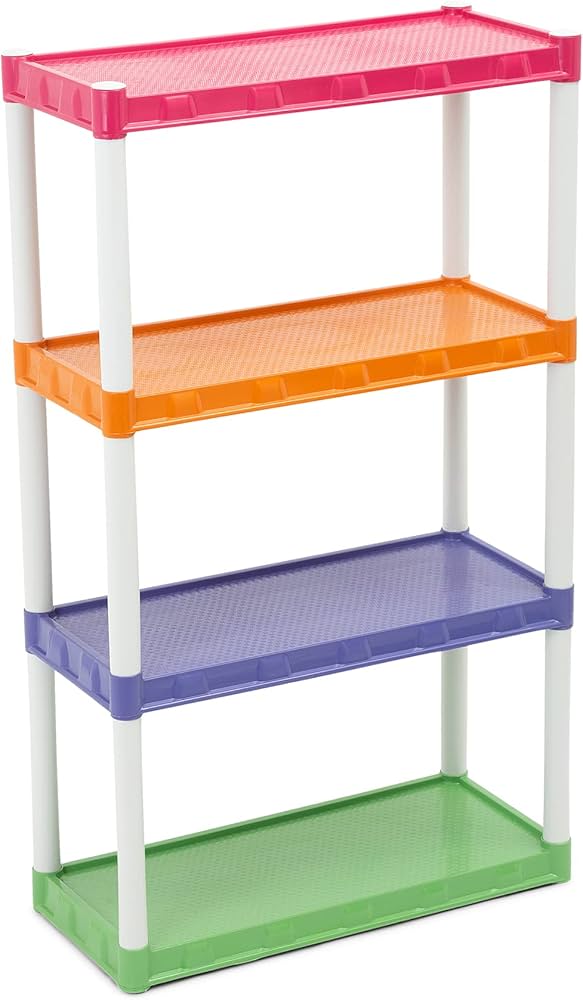 Estante Modular Colorida: A alegria que faltava na sua sala! - detalhe