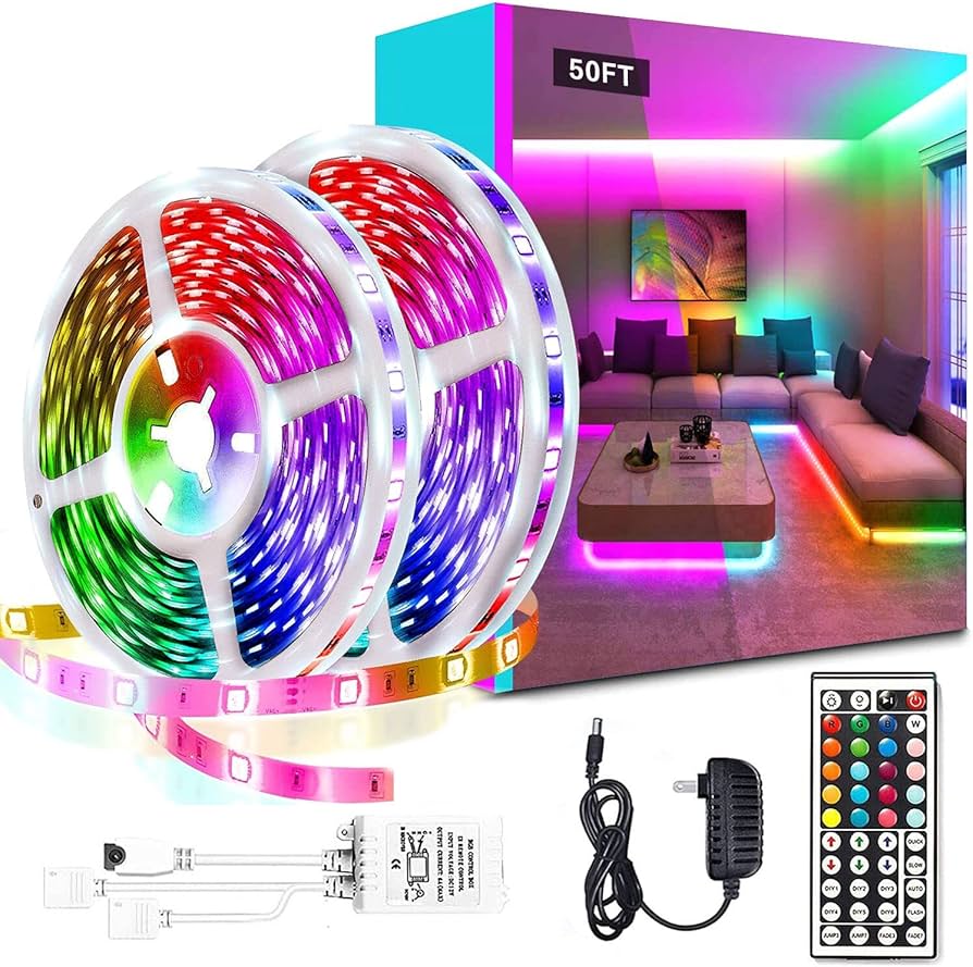 Cores Vibrantes: Fitas de LED RGB para Ambientes Modernos - ideia