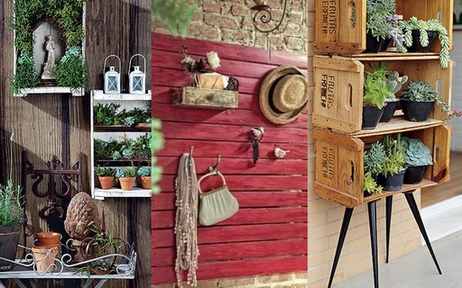 Horta Vertical em Pallets: Sustentabilidade e Estilo Rústico - ideia