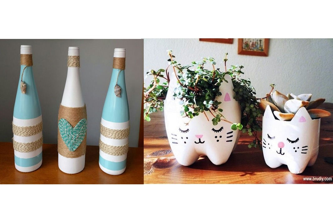 Com Reuso de Garrafas de Vidro - ideia