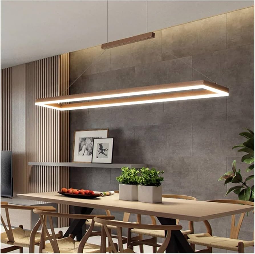 Pendente de LED Escandinavo: Elegância Sobre a Ilha - inspiração