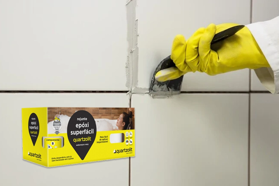Com Rejunte Epóxi: Acabamento Impecável e Barreira Antifungo - ideia