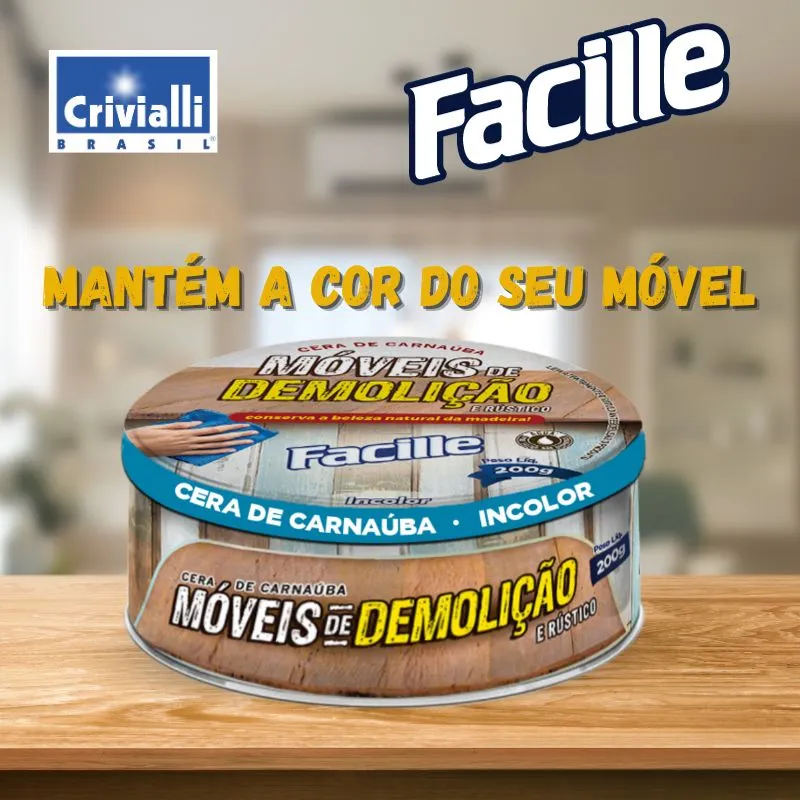 Com Acabamento em Cera de Carnaúba para um Brilho Natural - inspiração