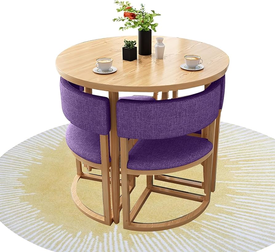 Mesa Redonda Colorida: Alegria e Dinamismo no Seu Dia a Dia! - inspiração