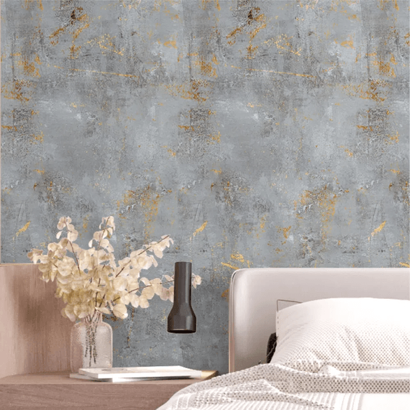 Cimento Queimado com Detalhes em Cobre ou Dourado: Sofisticação nos Detalhes - detalhe