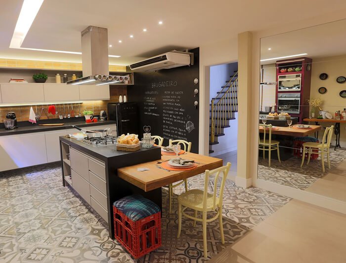 Lousa Total: Cozinha Envolta em Criatividade - detalhe