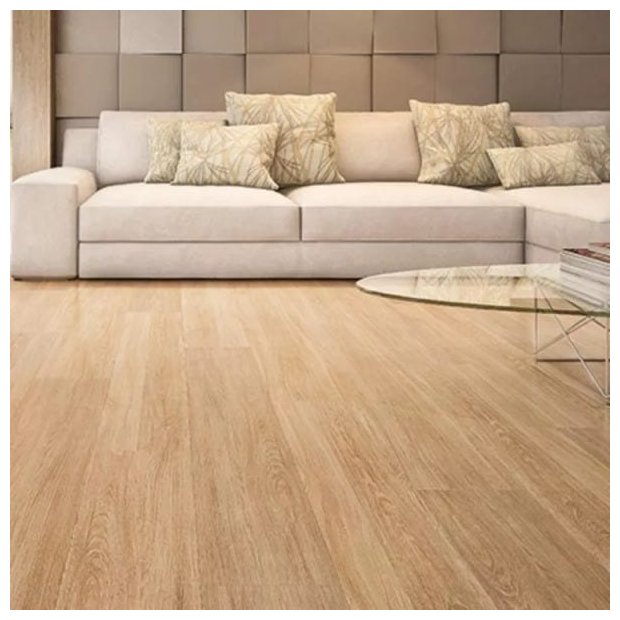 Aconchego Natural: Piso Vinílico Amadeirado com Textura Marcante - detalhe