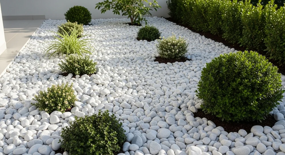 Cantinho Zen com Suculentas: Mini jardim de pedras e plantas resistentes - detalhe