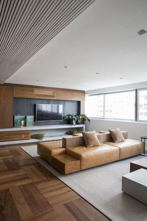 Revestimento Amadeirado: +80 Ideias ...