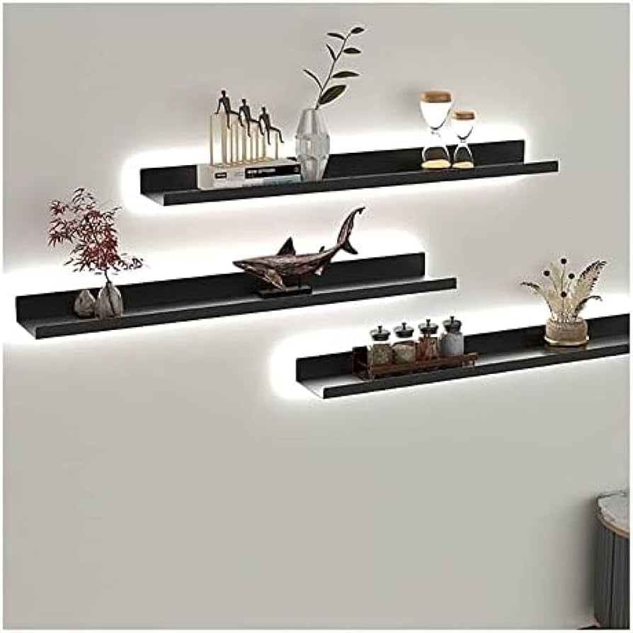 Prateleiras Aéreas Iluminadas: Destaque seus Utensílios com LED - detalhe