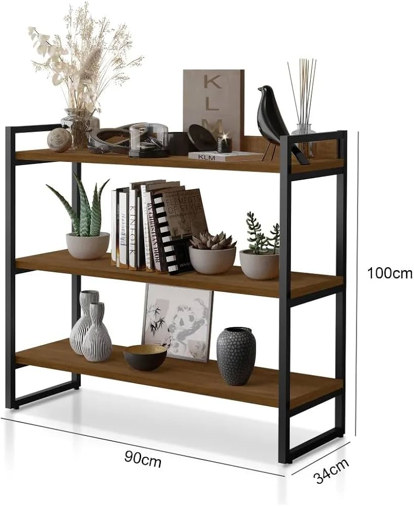 Prateleiras Minimalistas de Metal Preto: Elegância Industrial e Funcionalidade - ideia