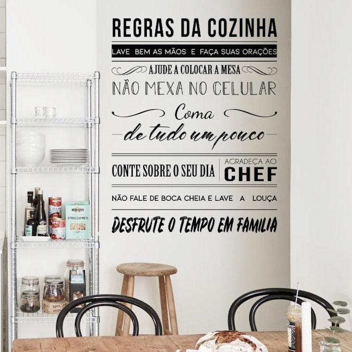 Adesivos Lousa: Criatividade e Funcionalidade na Sua Cozinha - ideia