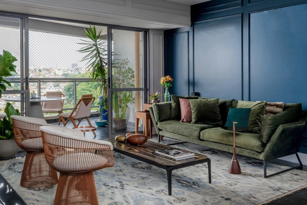 Maximalismo Azul: Uma Explosão de Cores e Texturas - ideia