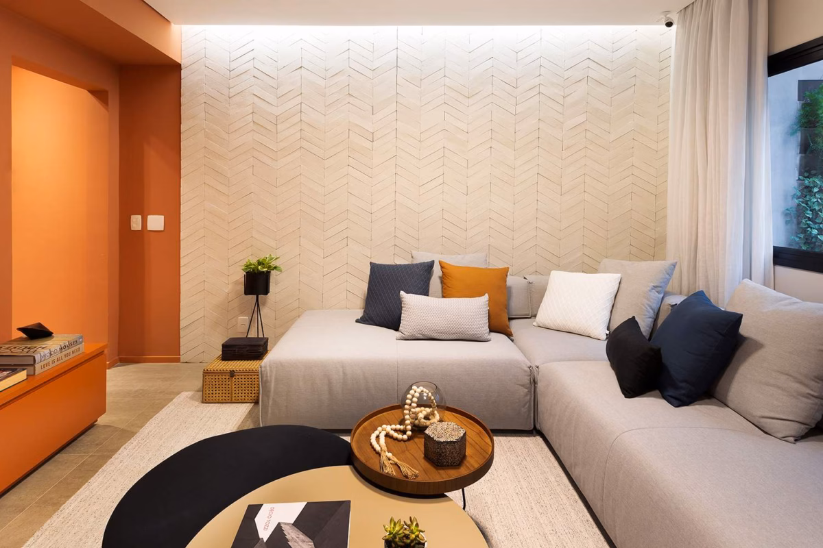 Sofá de Canto Aconchegante: Otimize Espaços e Amplie o Conforto - detalhe