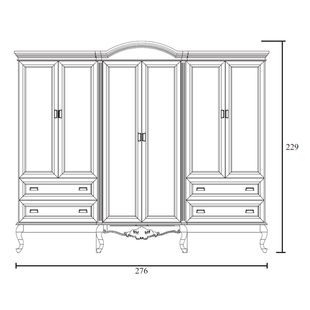 Guarda-Roupa Provençal: Charme Romântico no Seu Quarto - ideia