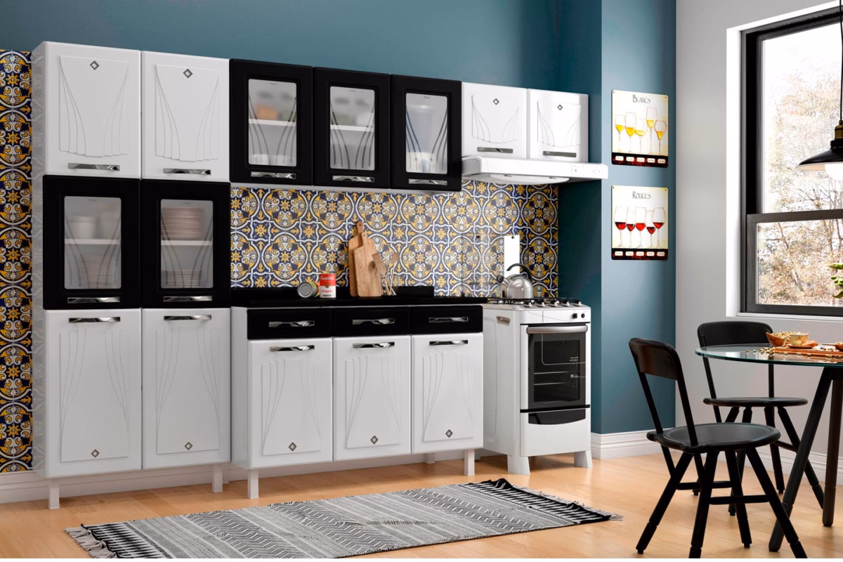 armário de cozinha pequeno - inspiração 6