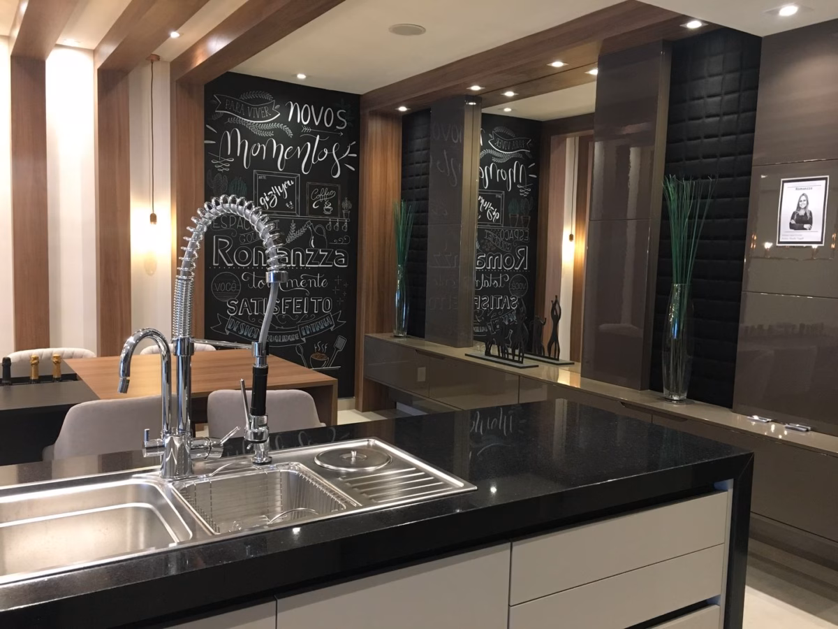 Mármore Preto São Gabriel: Elegância e Contraste - detalhe