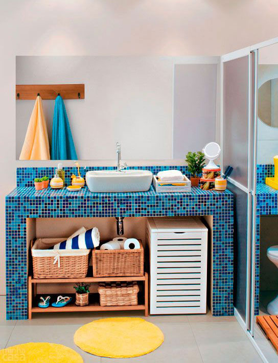 Explosão de Cores com Pastilhas: alegria e diversão nas paredes! - ideia