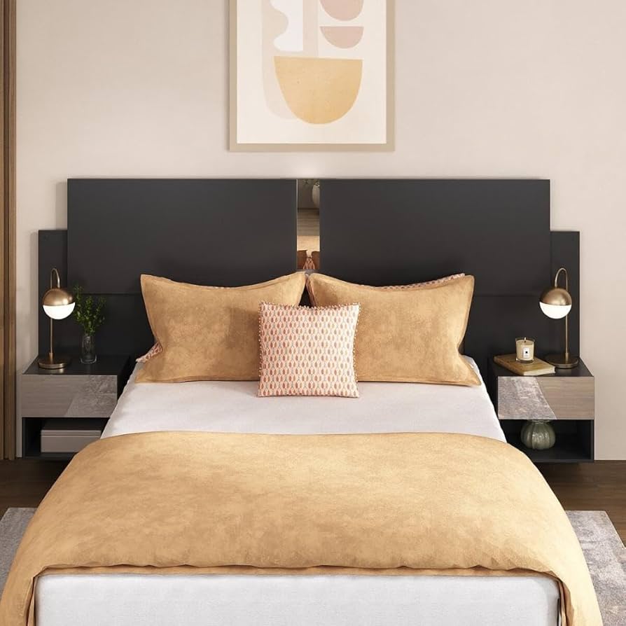 Cabeceira Elegante com Espelho - inspiração