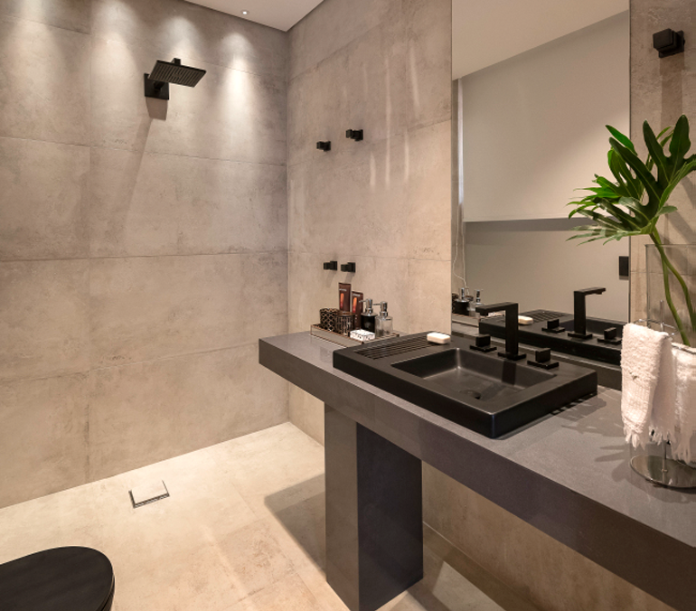 Com Metais Pretos para um Look Industrial - inspiração