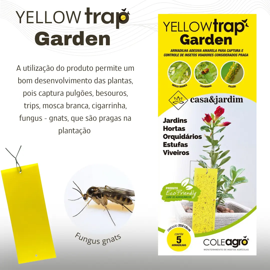 Armadilha Cromática Adesiva: A Solução Inteligente para Capturar Insetos Voadores - inspiração