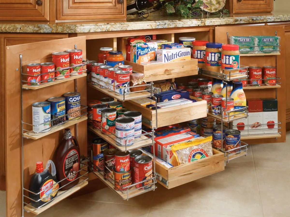 Despensa Vertical com Carrinho Extra: Flexibilidade e Praticidade - detalhe