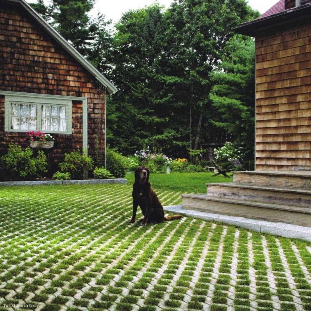 Concregrama e Grama Sintética: Uma Combinação Inusitada e Prática - ideia