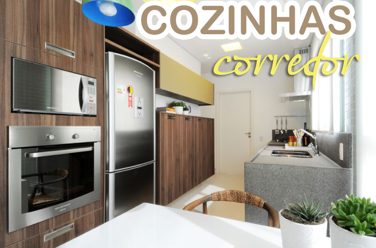 Cozinha Corredor com Eletrodomésticos Vintage e Charmosos - detalhe