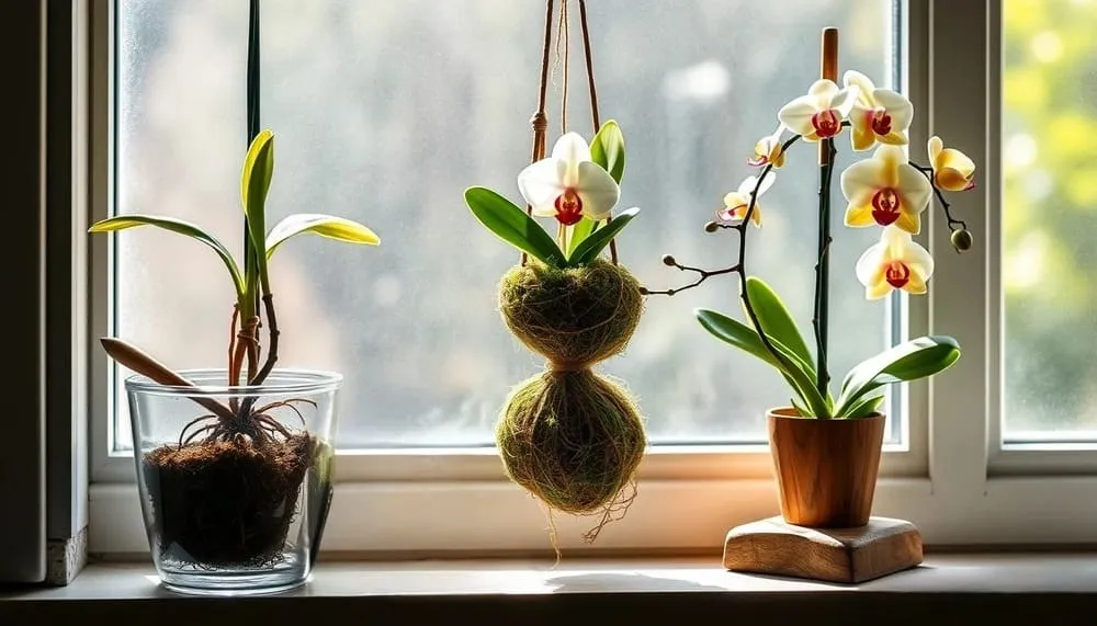 Mini Orquídeas em Terrários Fechados: Um Ecossistema Delicado - ideia